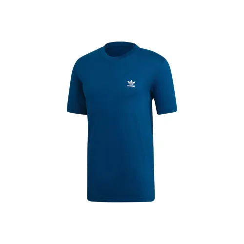 Adidas Originals Clover Series Outfit T Shirt Men's Marine Blue