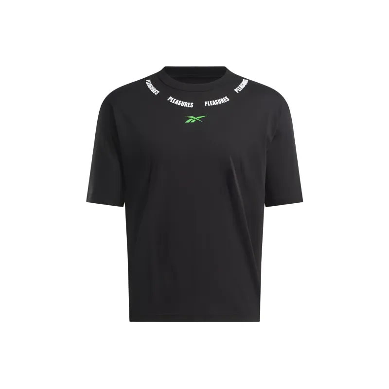 Reebok PLEASURES Collaboration SS24 T-Shirt Unisex Black-0