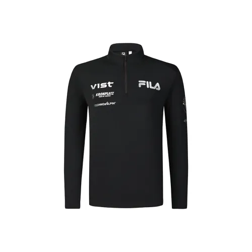 FILA T-Shirts Men Pitch Black
