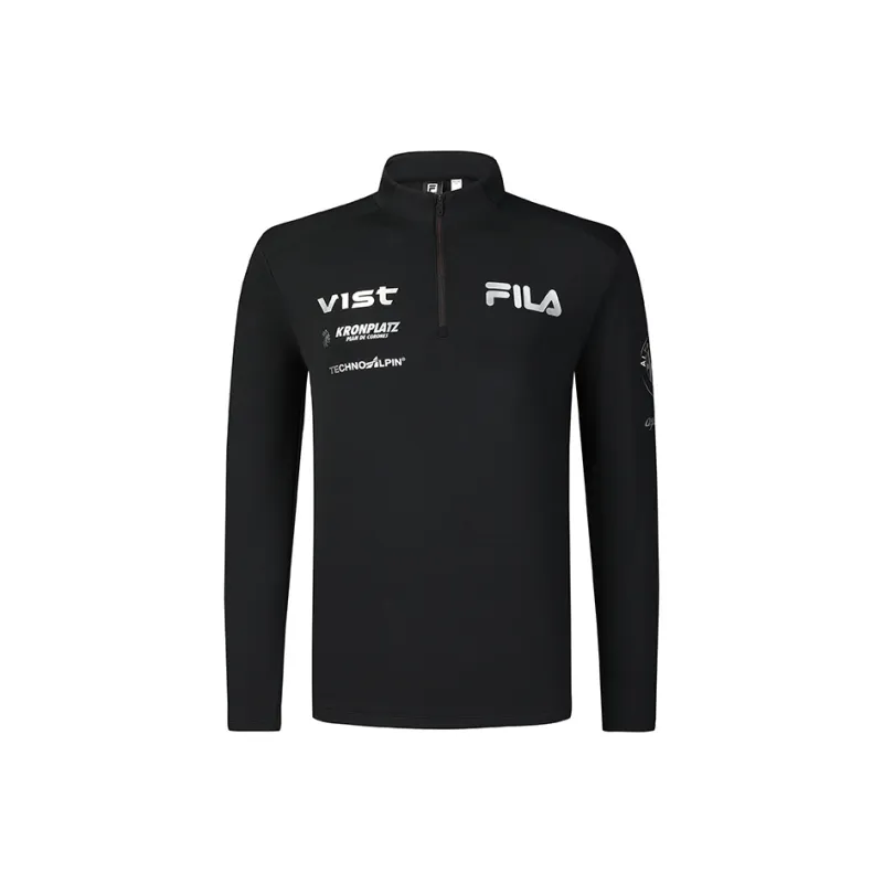 FILA T Shirts Men Pitch Black-0
