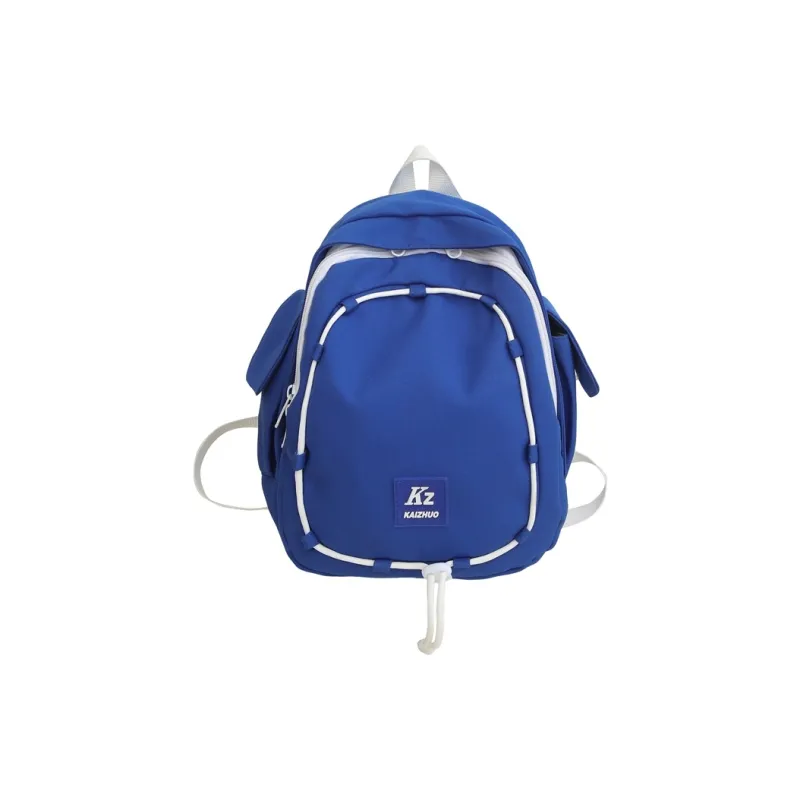 Travel Nylon Backpack Unisex Black/Yellow/Blue-12