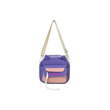 OUZIHUANG Nylon Shoulder Bag Regular Women's Purple Black White Blue