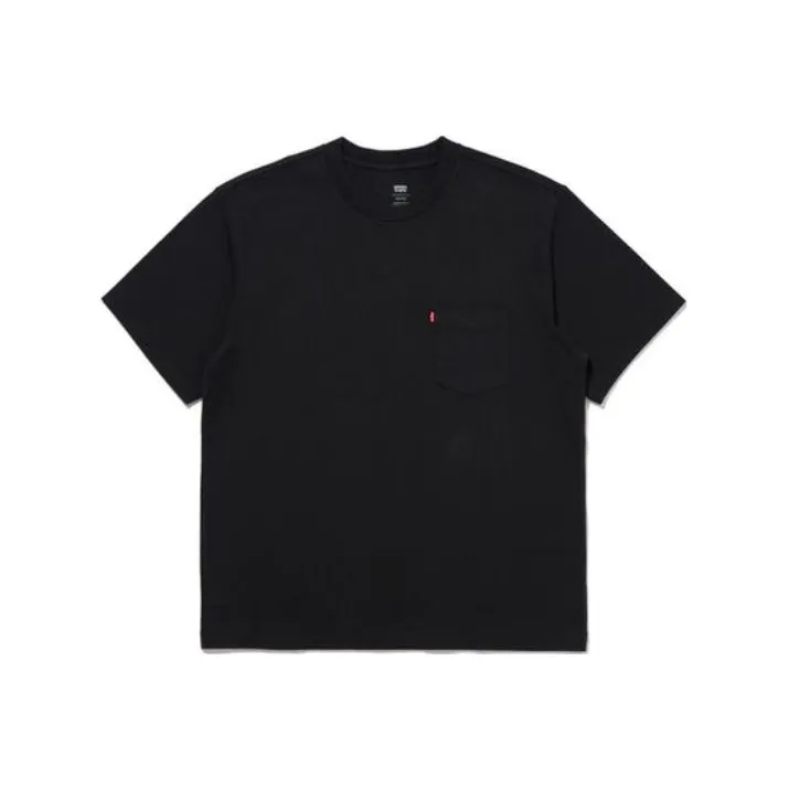 Levis T Shirts Men Black-0