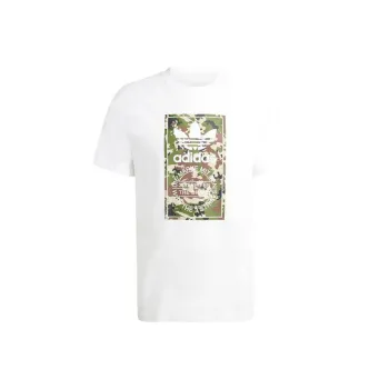 Adidas Originals Camo Tongue Tee T Shirt Men's White