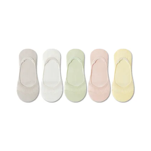 AUGUST No Show Socks Women's 5 Pack