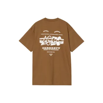 Carhartt WIP FW24 S/S Runaway T Shirt T Shirt Unisex Brown
