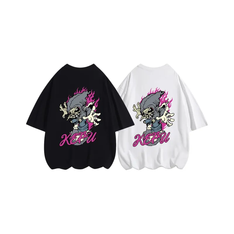 Kepu T Shirt Unisex 2 Pack White-12
