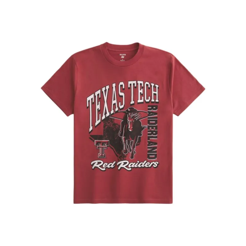 Hollister T-Shirts Men Red-0