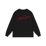 Black with Red Print