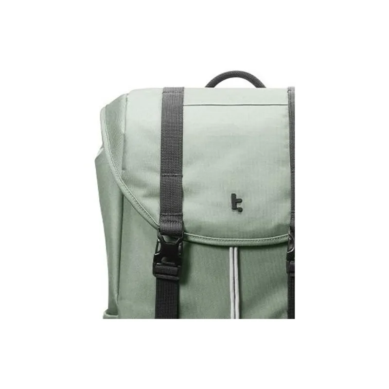 Tomtoc Nylon Fabric Backpack Medium Size Unisex Green Field Color-2
