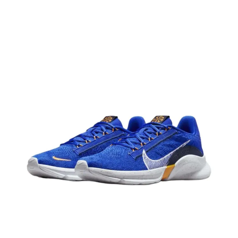 Nike SuperRep Go 3 Anti Slip Wear Resistant Low Top Training Shoes Men's Blue-2