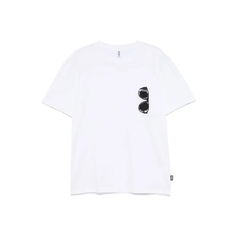 MOSCHINO Sunglasses Printed Crewneck T Shirt-0