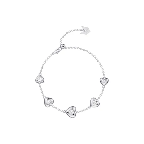 LELOUP Synthetic Cubic Zirconia Bracelets Women's Gold Silver