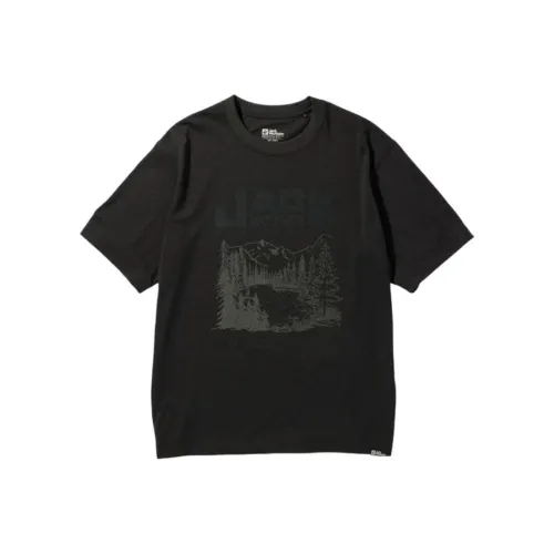 Jack Wolfskin T Shirt Men's Black