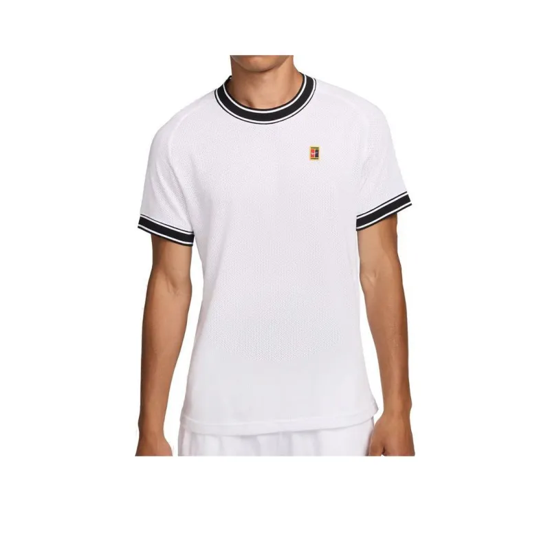 Nike Court Heritage Men's Short-Sleeve Tennis Top-0