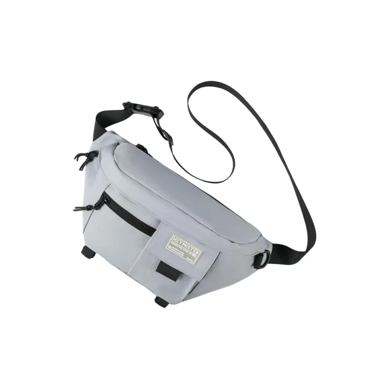 GOBLIN SHARKS 1759 Nylon Fanny Pack Regular Unisex White/Black/Yellow/Light Blue-18