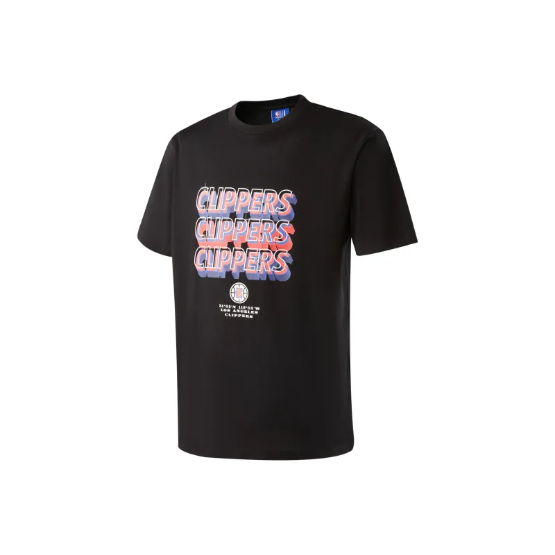 NBA Los Angeles Clippers T Shirts Unisex Black-0