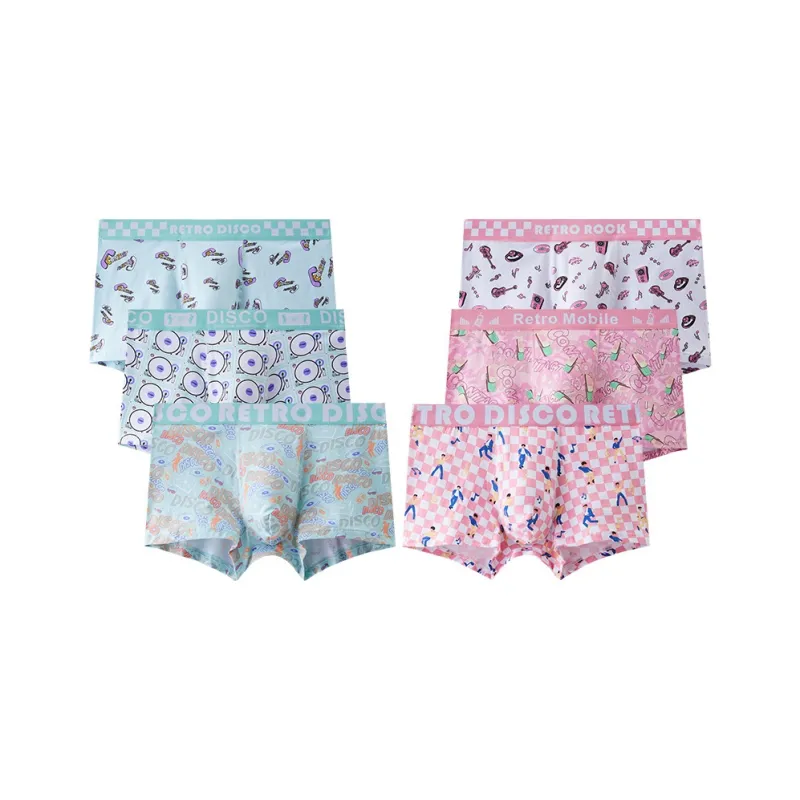 Qiao Ni Tong Underpants Men's 3 Pack-5