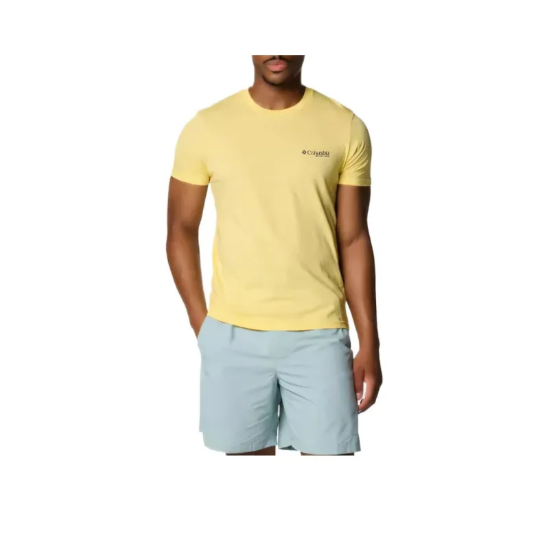 Columbia Jordy Graphic T-Shirt Men's Yellow-0