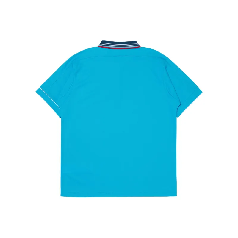 Asics Polo Shirt Men's Digital Aqua Blue-1