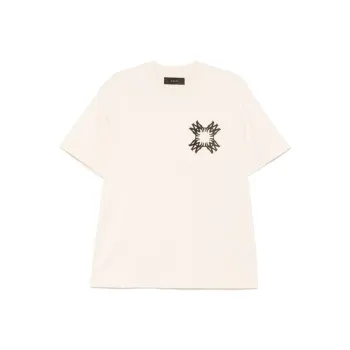 AMIRI Ma Quad Logo Printed Crewneck T Shirt