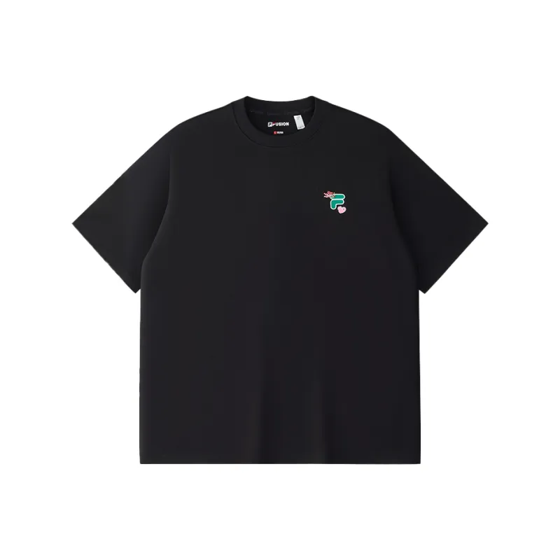 FILA FUSION FOB Series T Shirt Unisex Jet Black-1