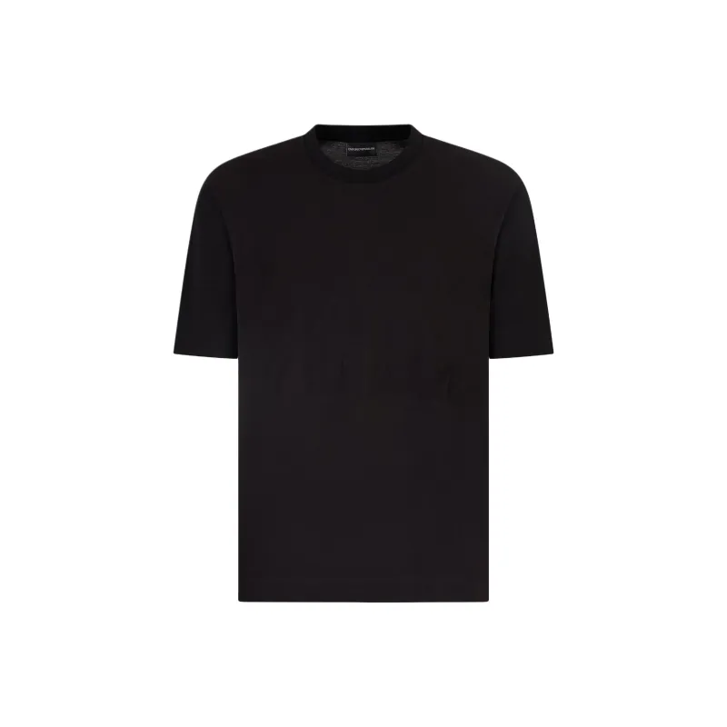 EMPORIO ARMANI Asv Jersey T shirt With Jacquard Logo-0
