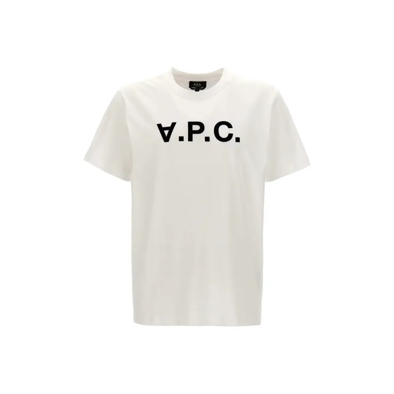 A.P.C Logo Printed Crew Neck T-Shirt-0
