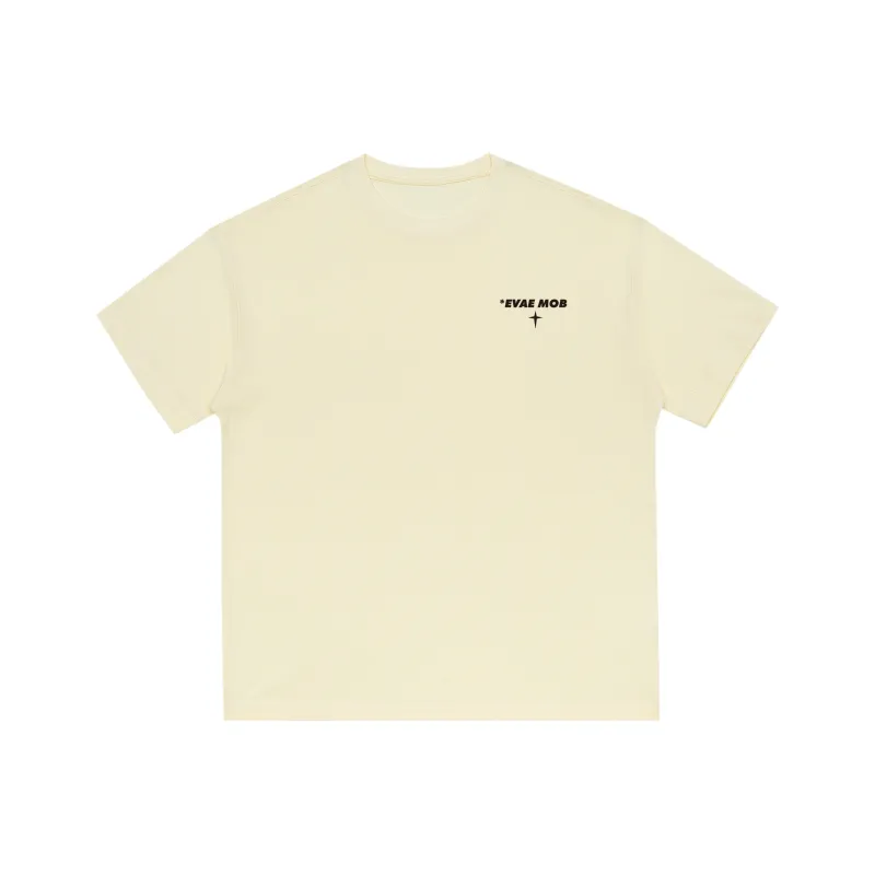 *EVAE+MOB T-Shirt Unisex White Heather Gray-6
