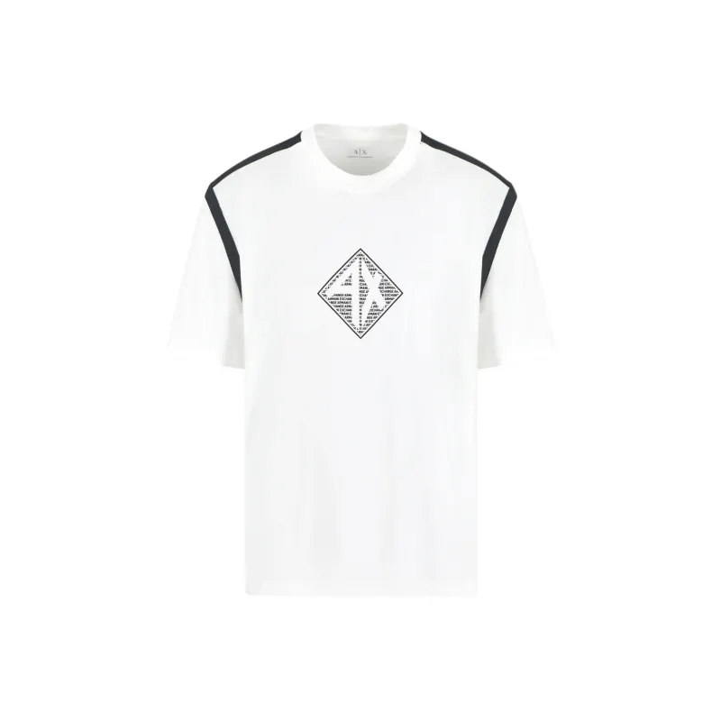 ARMANI EXCHANGEAE T Shirt Men's Cream White-0