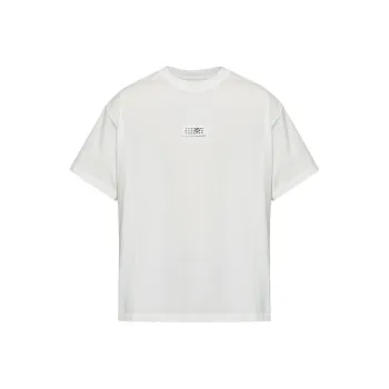 MM6 Maison Margiela Logo Patch Crewneck T Shirt