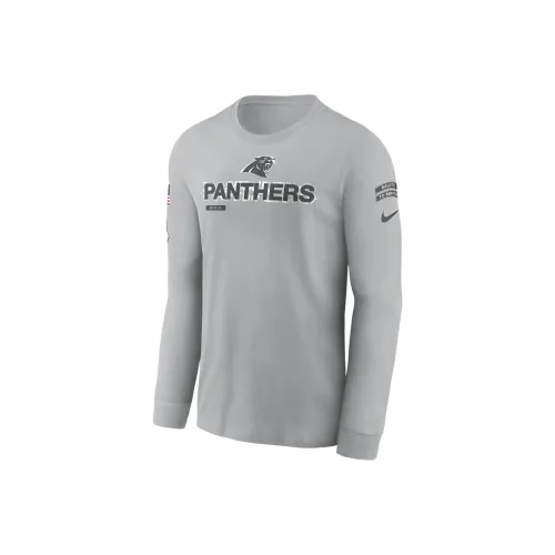 Nike Carolina Panthers Salute To Service Mascot Edge Legend Men's Nike Nfl Long-Sleeve T-Shirt