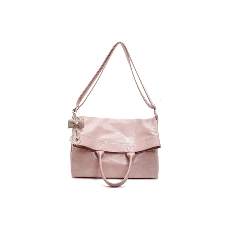 Versman PU Shoulder Bag, Crossbody Bag Women's Black/Ecru/Pink/Silver/Taro Purple-14