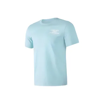 Skechers T Shirt Unisex Light Lake Blue