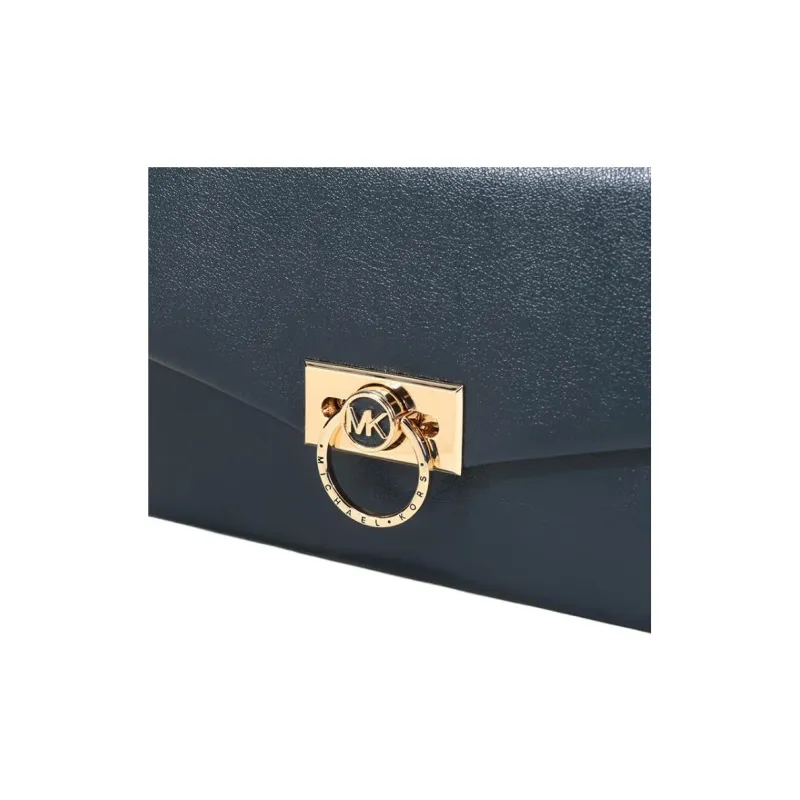 MICHAEL KORS Cow Leather Crossbody Bag Small Size Women's Navy-5
