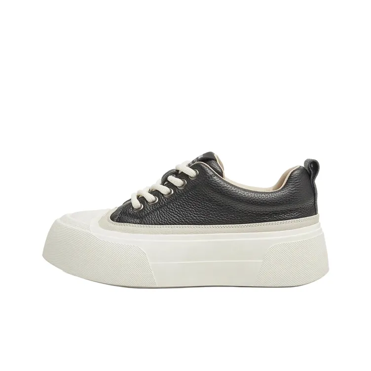 LIANGHUO Slip Resistant Cushioning Impact Resistance Wear Resistant Height Increasing Low Top Skateboard Shoes Unisex-9