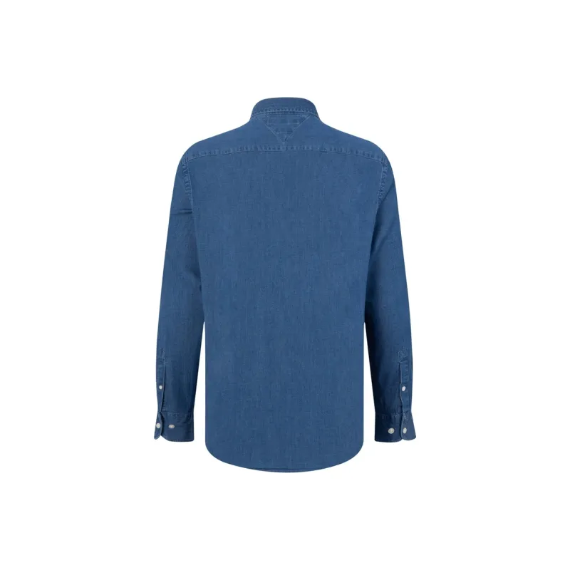 Tommy Hilfiger Th Flex Long-sleeved Denim Shirt-1