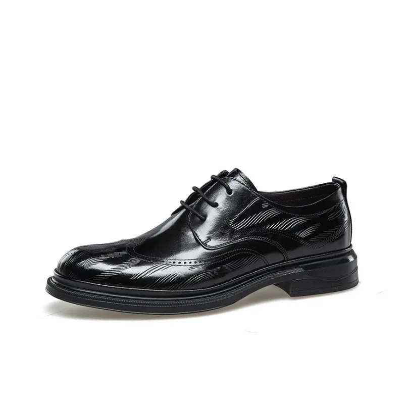 KANGNAI Dress Shoes Men Low Top-1
