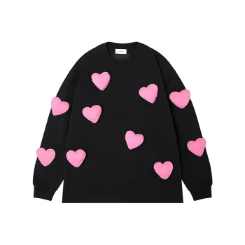 SQQZ Project Loose Fit Crew Neck Long Sleeved T Shirt Unisex