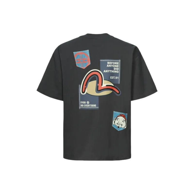 EVISU Short Sleeved T Shirts Men's-7