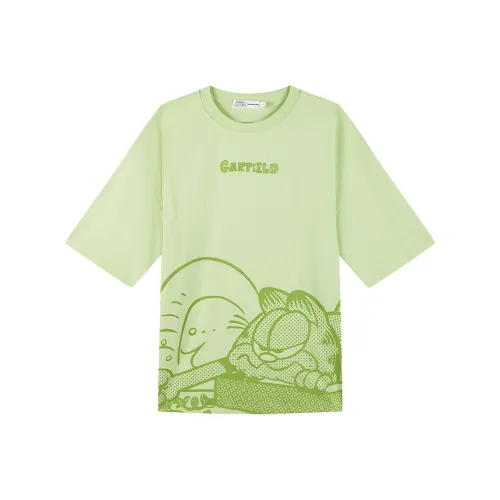FUN Fun X Garfield SS24 T Shirt Unisex Green Tea