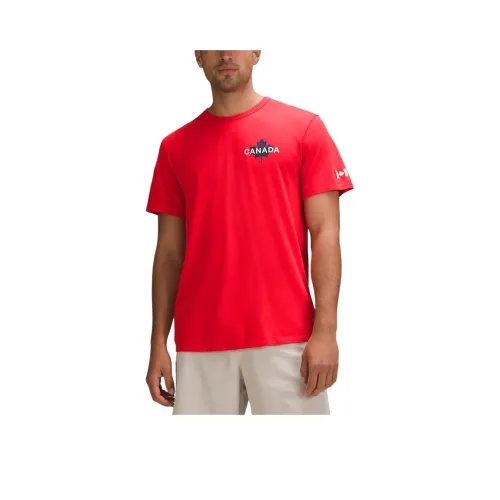 Lululemon COCTeam Canada Collection T Shirt Men's Spicy Red
