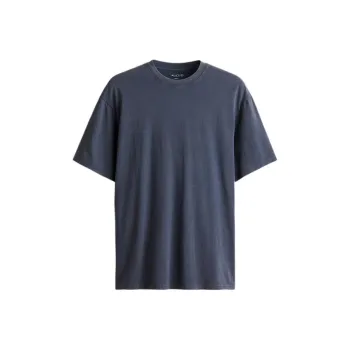 H&M T Shirts Men Dark Blue