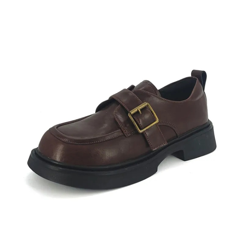 Xuanbaihui Loafers Women's Black/Brown-6