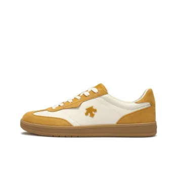 DESCENTE Abrasion Resistant Low Top Casual Shoes Women's Yellow