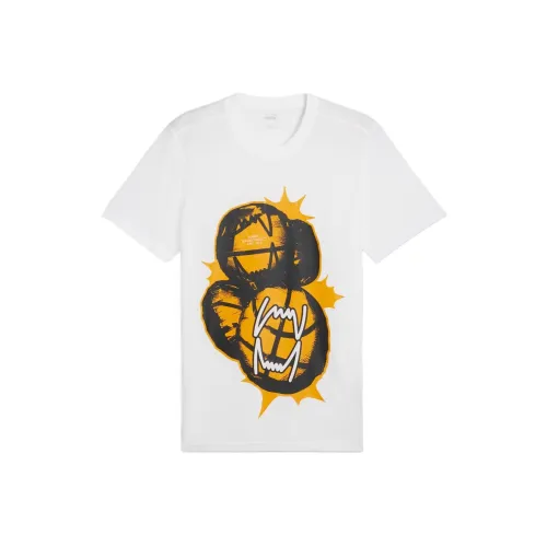 PUMA DRYCELL Instant Replay HOOPS T-Shirt Men's White