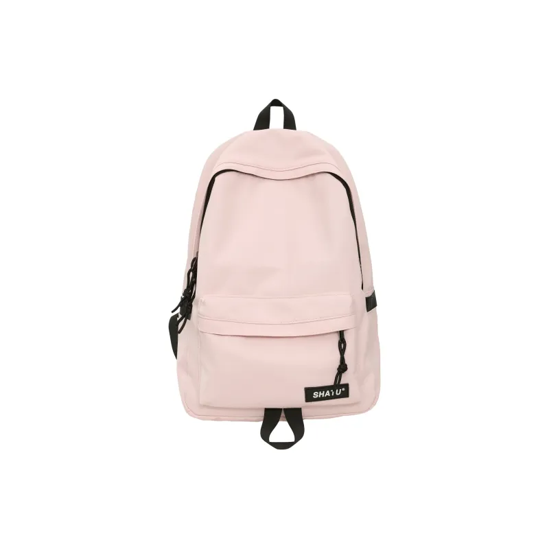 LUVISTRUE Nylon Backpack Unisex White/Black/Pink/Blue-6