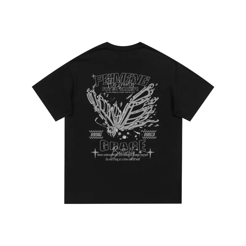PEIMENG Short Sleeved T Shirts Unisex-4