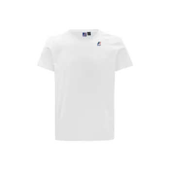 K WAY Logo Crew neck T shirt