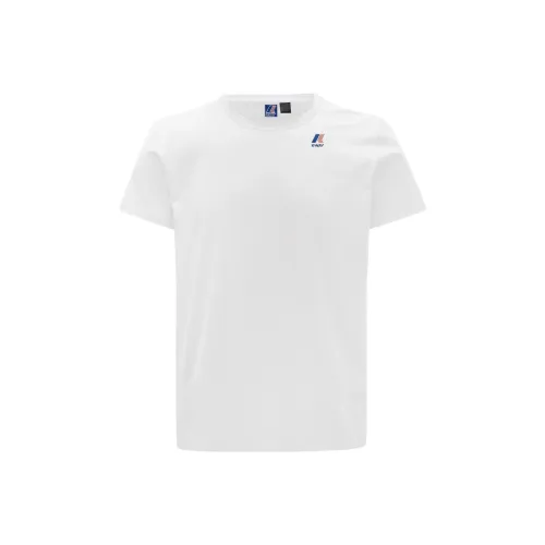 K WAY Logo Crew neck T shirt